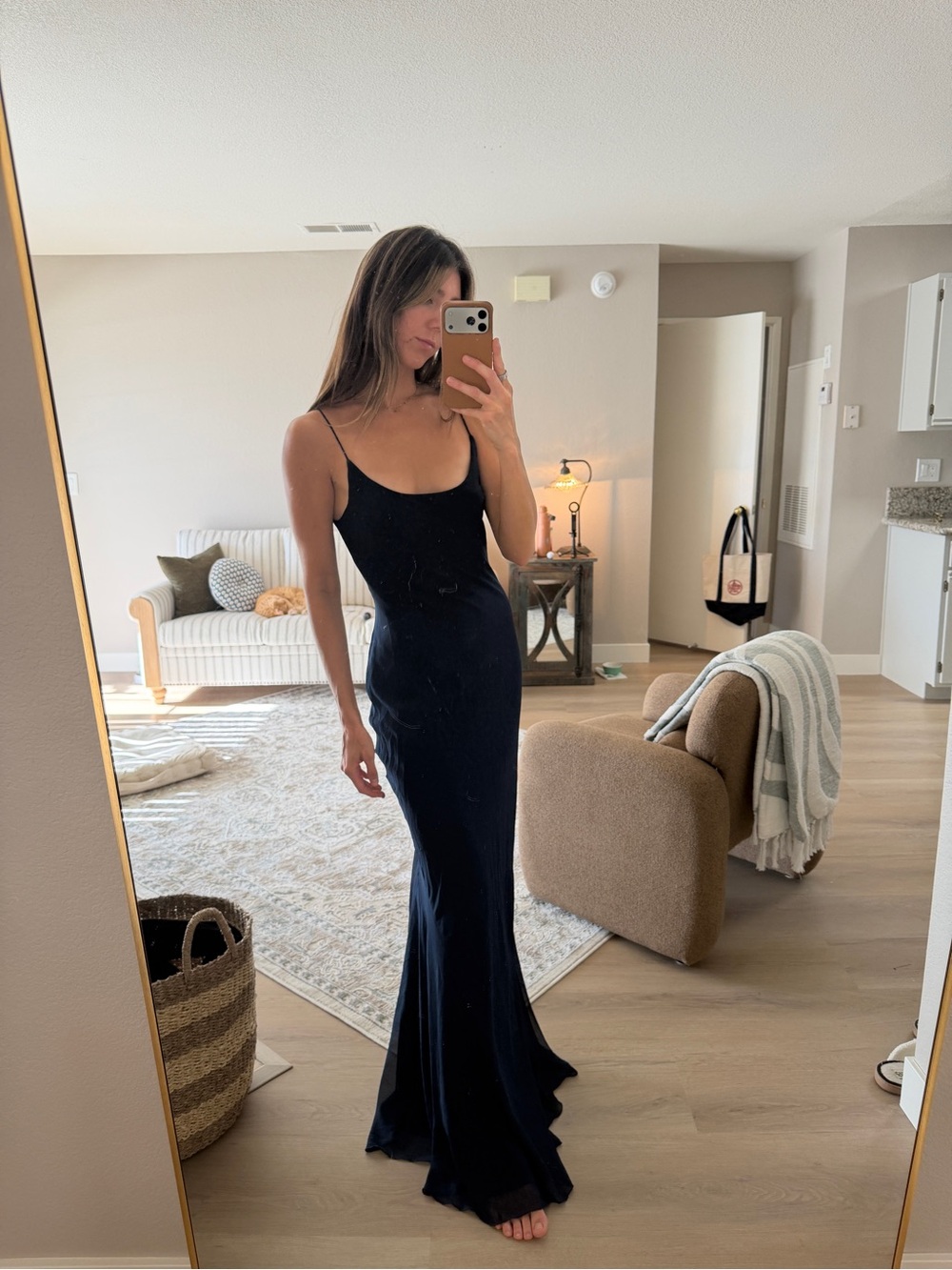 ASOS Navy blue Maxi Dress
